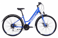 Велосипед Dewolf Asphalt 20 W 28" ярко-синий/белый/серый Рама: 16" (2021)
