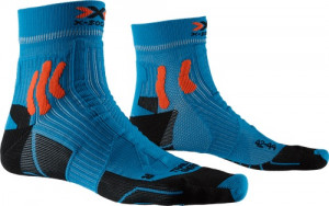 Термоноски X-Socks Trail Run Energy teal blue/sunset orange 