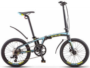 Велосипед Stels Pilot 680 MD 20&quot; V010 черный/зеленый/синий (2019) 