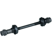 Ось с подшипниками для втулок SF A03R 32H,O.L.D. 130MM; AXLE S45C 3/8"; CP FINISH; 3/8"; под болты