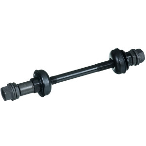 Ось с подшипниками для втулок SF A03R 32H,O.L.D. 130MM; AXLE S45C 3/8&quot;; CP FINISH; 3/8&quot;; под болты 