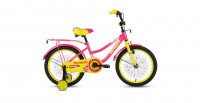 Велосипед FORWARD FUNKY 18 фиолетовый/желтый (2021)