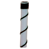 Ручка на клюшку ХОРС структура рифленая SR прозрачная с черным шнурком