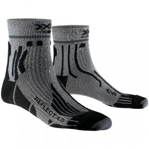Носки мужские X-Socks Run Speed Reflect 4.0 Men anthracite/silver G051 