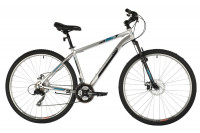 Велосипед Foxx Aztec D 29" серебряный рама 22" (2021)