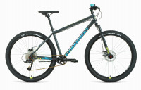 Велосипед Forward SPORTING 27,5 X D темно-серый/зеленый 17" (2022)