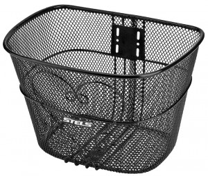 Велокорзина передняя Stels JL-072 для 28&quot; стальная черная 