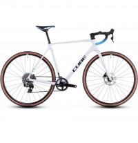 Велосипед Cube Cross Race C:62 Race 28" polarwhite´n´blue рама: 61 см (2025)