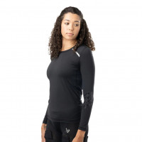 Футболка компрессионная Bauer Women's Long Sleeve Base Layer Top S24 black (1063292)