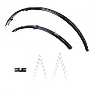 Комплект крыльев Oxford 700c/27&quot; Std Narrow 31mm Mudguard Black 