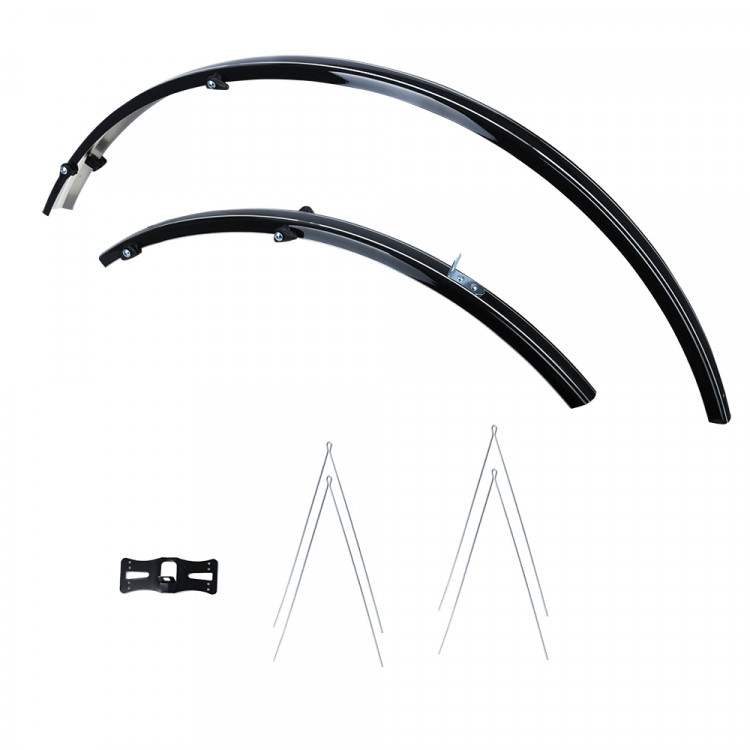 Oxford 700c 27 Std Narrow 31mm Mudguard Black HC5