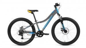 Велосипед Forward JADE 24 2.0 D серый/голубой рама 12&quot; (2022) 