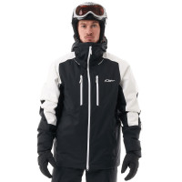 Куртка горнолыжная утепленная Dragonfly Gravity Man white snow/black