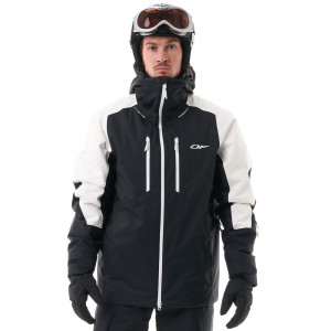 Куртка горнолыжная утепленная Dragonfly Gravity Man white snow/black Куртка горнолыжная утепленная Dragonfly Gravity Man white snow/black
