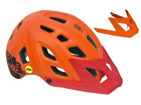 Шлем RAZOR Juicy Orange, S/M, 23 отверстия, платформа для камеры, дополнительный козырёк