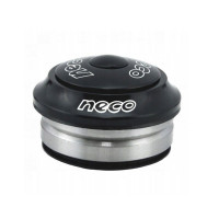 Рулевой набор NECO 6-190375 H51 1-1/8" IS42/28.6 IS42/30 интегрированный березьбовой, пром подш(OD41.8x45°x45), алюм чашки, черный