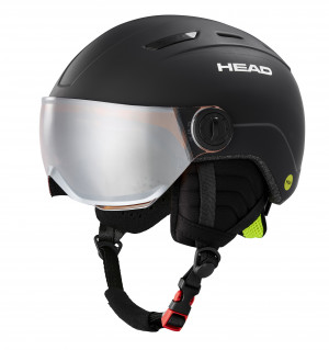 Шлем горнолыжный детский HEAD MOJO Visor MIPS Black (2023) 