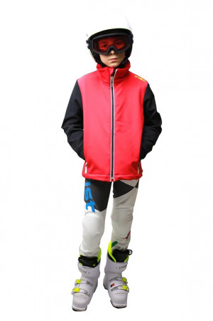 Виндстоппер детский Vist Titano Plus Softshell Jacket Junior ruby-ruby-black AMAM99 