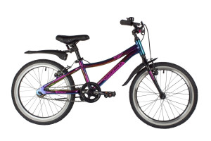 Велосипед Novatrack Katrina 20&quot; алюминиевый (2022) фиолет.металлик 