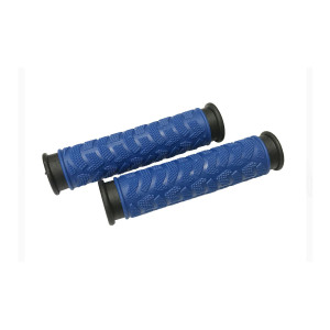 Ручки на руль CLARKS C49BB 3-457 резиновые 125мм 2-х компонент. сине-черные 