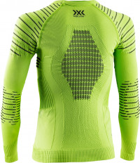 Футболка X-Bionic Invent 4.0 SHIRT ROUND NECK Lg Sl Green Lime/Black JR