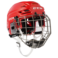 Шлем с маской CCM Tacks 310 Combo SR red