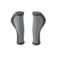 Ручки на руль HORST H37 00-170551 2-х компанент. резиновые 137мм черно-серые