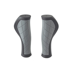 Ручки на руль HORST H37 00-170551 2-х компанент. резиновые 137мм черно-серые 