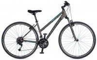 Велосипед Author Integra 28" серебро/бирюза рама: 17" (2025)