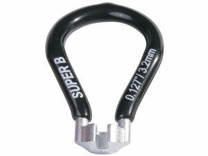 Ключ для спиц SUPER B 5540 0.127&quot;(DT, Wheelsmith), чёрный 