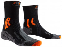 Носки для бега X-Socks Winter Run Men black/dark grey melange/x-orange