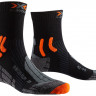 Носки для бега X-Socks Winter Run Men black/dark grey melange/x-orange - Носки для бега X-Socks Winter Run Men black/dark grey melange/x-orange