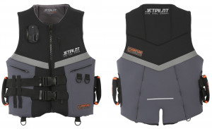 Спасательный жилет для гидроцикла неопрен мужской Jetpilot Venture Neo Vest ISO 50N w.Super Grip Black 1903003 (2020) 