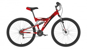 Велосипед Black One Flash FS 26 красный/черный/белый Рама: 20&quot; (2022) 