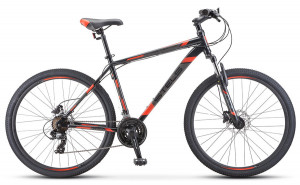 Велосипед Stels Navigator-700 D 27.5&quot; F010 черный/красный (2020) 