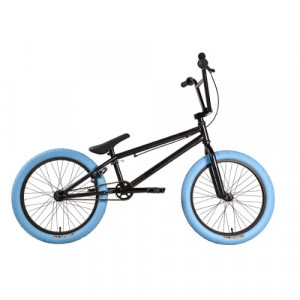 Велосипед Stark Madness BMX 4 20&quot; серо-фиолетовый/черный/синий (2025) 