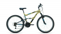 Велосипед Altair MTB FS 26 1.0 бежевый/черный рама: 16" (2022)