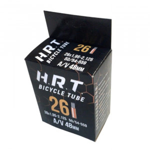 Велокамера 26&quot; H.R.T. 26х1,95-2,125 48мм AV (00-010036) 