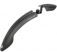Крыло M-Wave 5-385072 переднее, быстросъемное, 26-29", в трубу вилки 18,5-34,5 мм, широкое 110 мм, длина 600 мм, пластик, черный