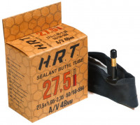 Велокамера 27.5" H.R.T. SEALANT BUTYL TUBE авто ниппель AV48мм 1.95-2.35 50/58-584 (00-009918)