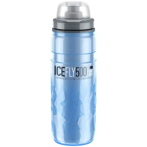 Фляга велосипедная ELITE Fly ICE, 500 мл, термо, синий 