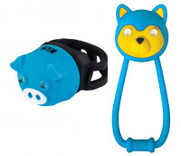 Комплект освещения KELLYS KLS ANIMAL синий: силиконовые фонарики TEDDY+PIGGY