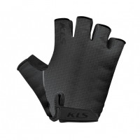 Перчатки KLS FACTOR BLACK XS, лёгкие из лайкры, нескользящая ладонь с вставками из пены