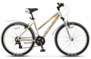 Велосипед Stels Miss-6300 V 26&quot; V010 white/gray/yellow (2019) 