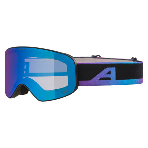 Маска Alpina Fernie Q-Lite black-oil matt/Q-Lite blue S2 размер S 