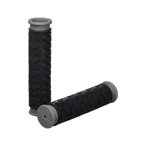 Ручки на руль CLARKS C49BG 3-260 резиновые 125мм 2-х компонент. черно-серые 