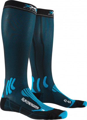 Носки X-Socks Run Energizer Men teal blue/opal black (2021) 