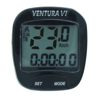Велокомпьютер Venture VI 5-244530 6 функций, черный
