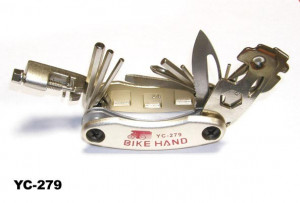 Шестигранник BIKE HAND YC-279 складной с ножом 