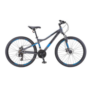 Велосипед Stels Navigator-610 MD 26&quot; V050 антрацитовый/синий рама: 14&quot; (2022) 